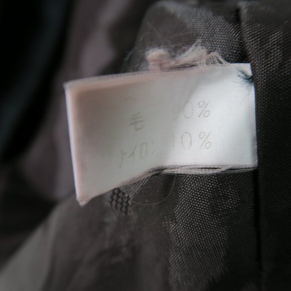 Vintage Black Fuzzy Button Up Cardigan M/L Japanese Sequin Fur Bead Embellished - Picture 6 of 10